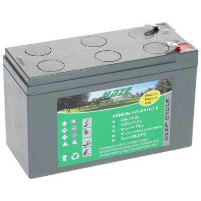Akumulator HAZE HZY EV 12 - 7,5 GEL